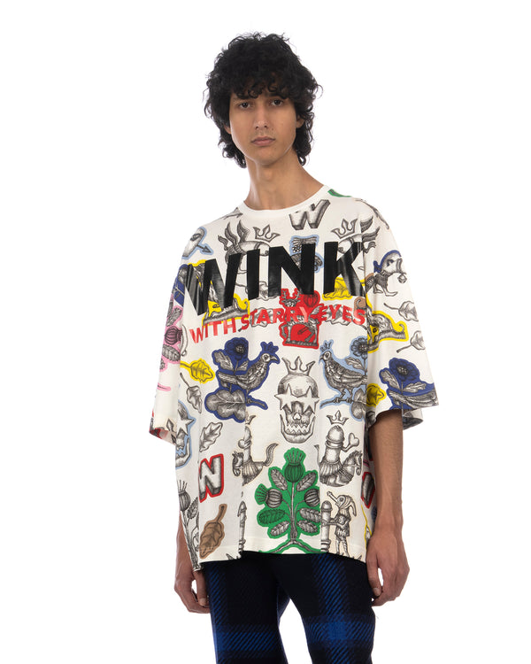 Walter Van Beirendonck | Crown T-Shirt Multi - Concrete