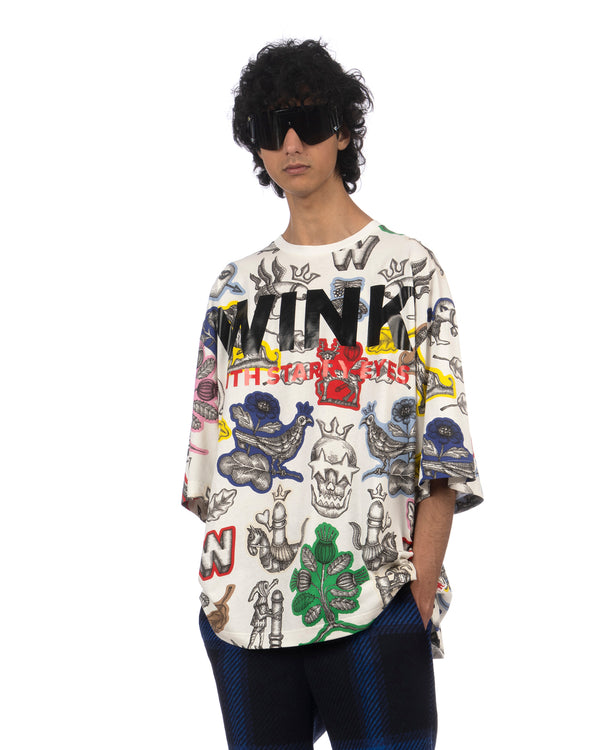 Walter Van Beirendonck | Crown T-Shirt Multi - Concrete