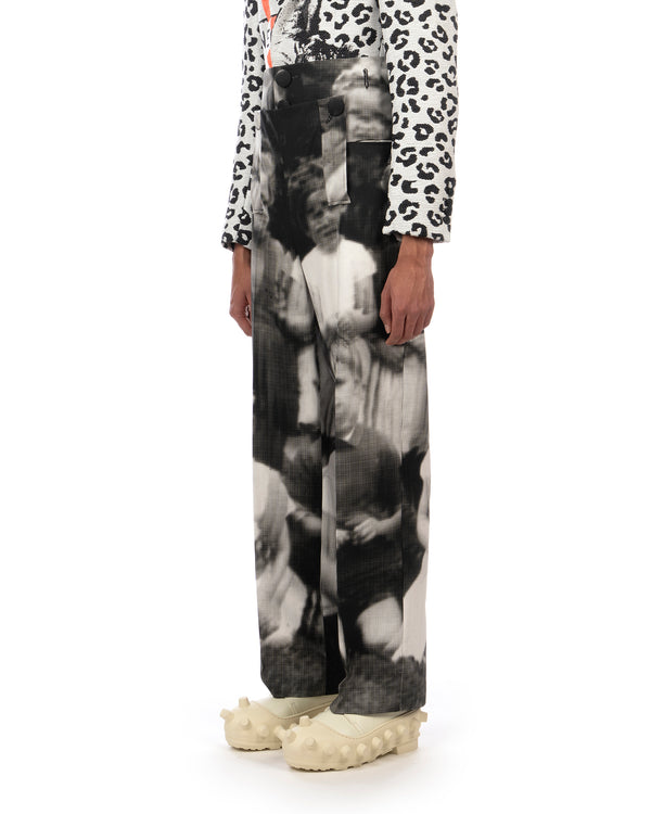 Walter Van Beirendonck | Skeleton Pants Glitch - Concrete