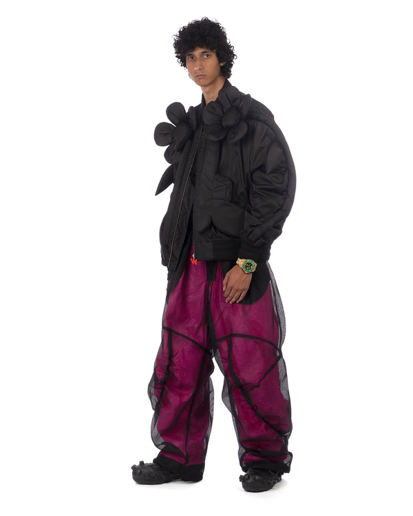Walter Van Beirendonck | Flower Power Bomber Black