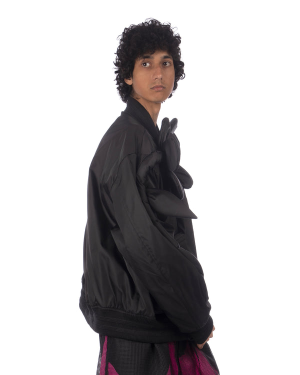 Walter Van Beirendonck | Flower Power Bomber Black