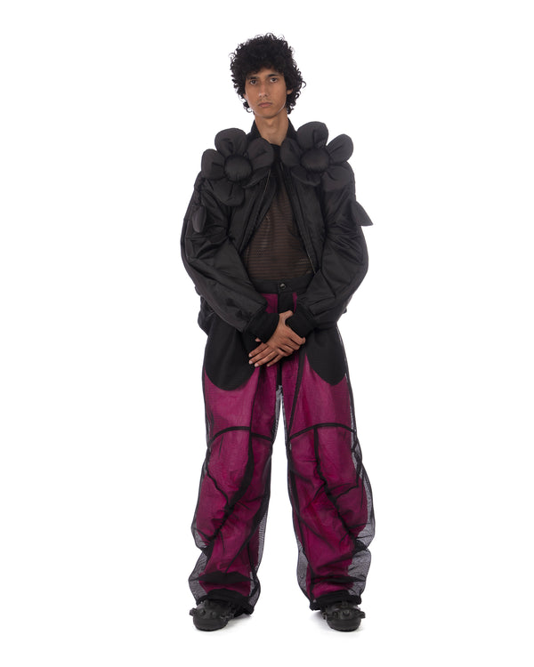 Walter Van Beirendonck | Flower Power Bomber Black