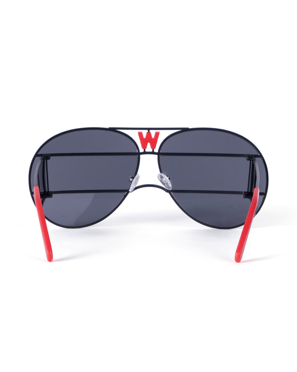 Walter Van Beirendonck | x KOMONO Brutal Pilot Sunglasses Black