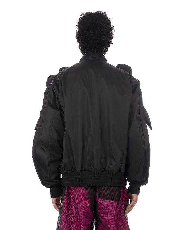 Walter Van Beirendonck | Flower Power Bomber Black