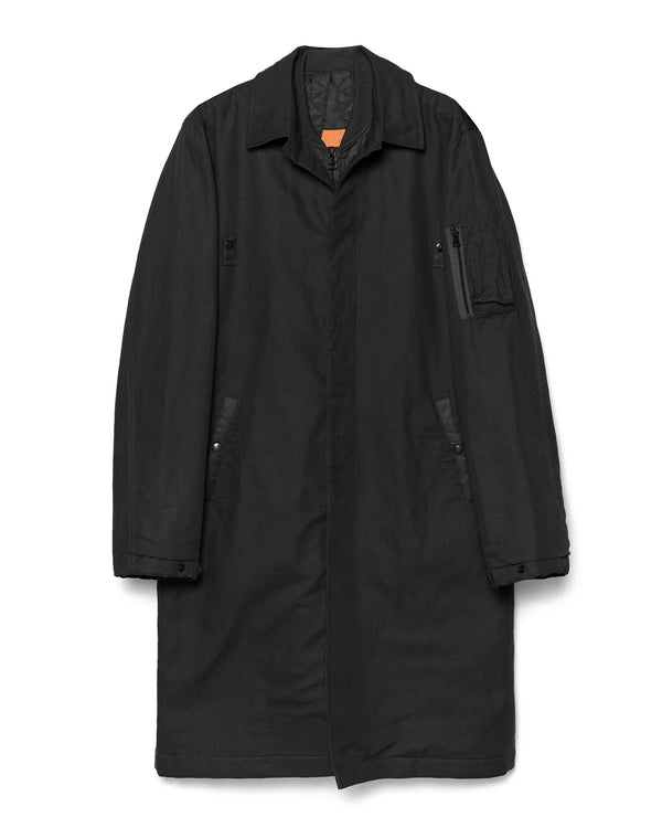 maharishi | Linear Snow Dragon MA Mac Coat Black