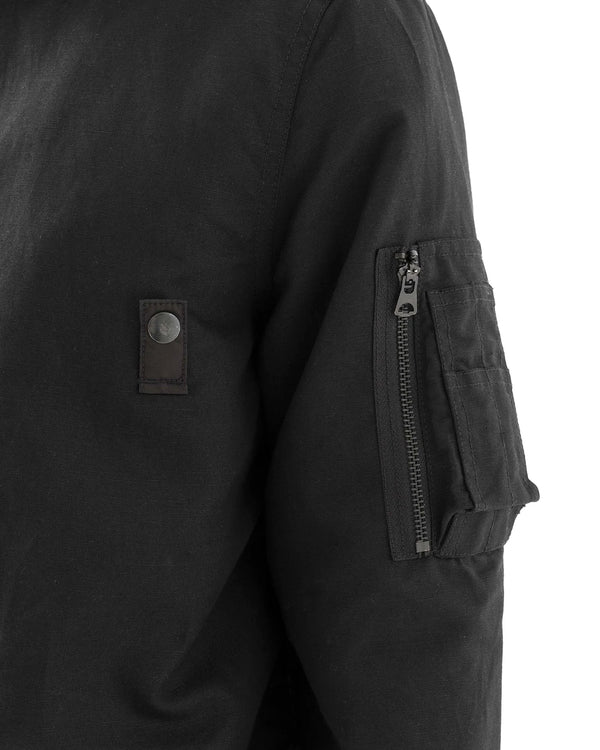 maharishi | Linear Snow Dragon MA Mac Coat Black