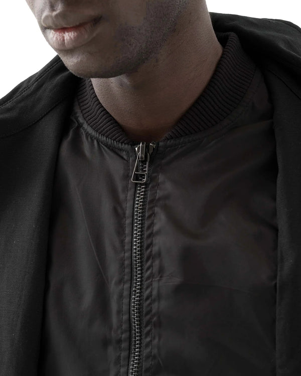 maharishi | Linear Snow Dragon MA Mac Coat Black