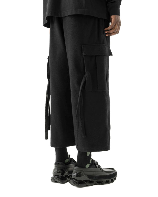 maharishi | Recycled Wool Cargo Cropped Hakema Black