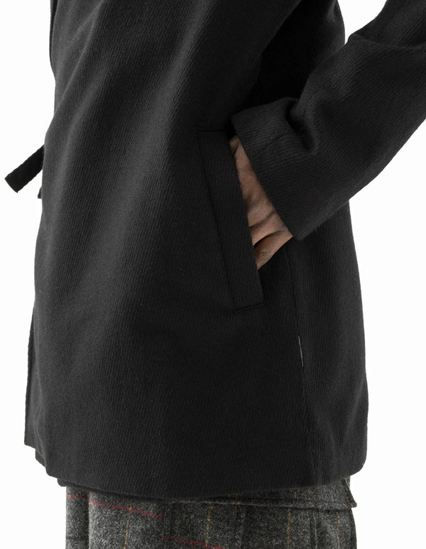 maharishi | Recycled Wool Kimono Blazer Black - Concrete