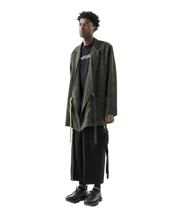 maharishi | Recycled Wool Cargo Cropped Hakema Black