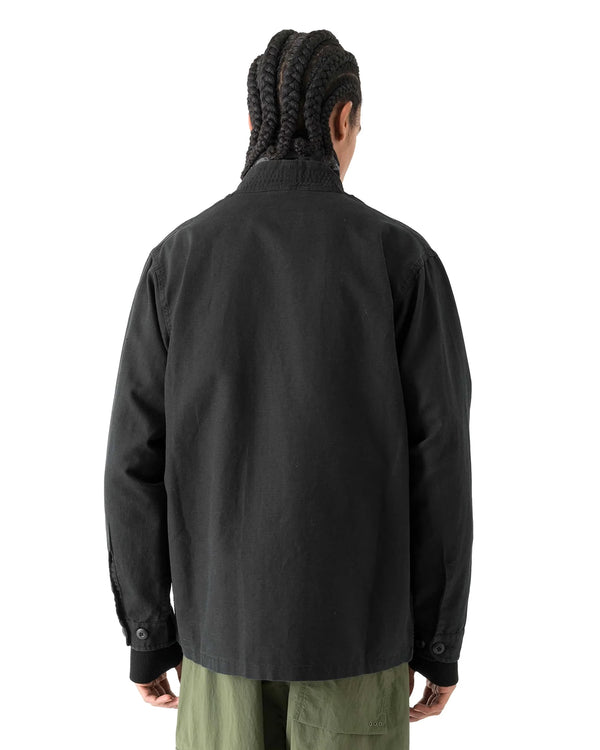maharishi | Hemp Hanten Kimono Shirt Black - Concrete