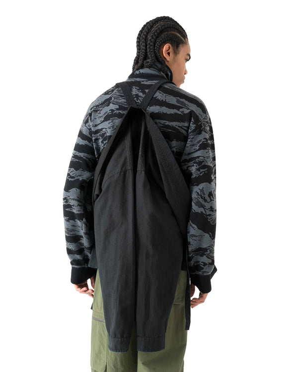 maharishi | Hemp Hanten Kimono Shirt Black - Concrete