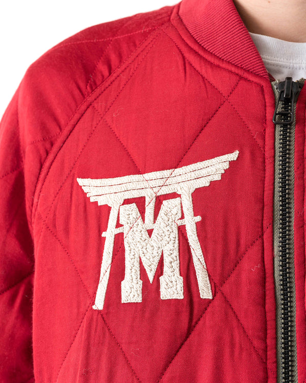 maharishi | Camp Hardy Tour Sukajan Jacket Red - Concrete