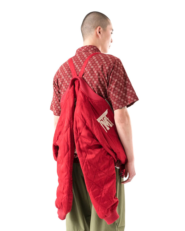 maharishi | Camp Hardy Tour Sukajan Jacket Red - Concrete