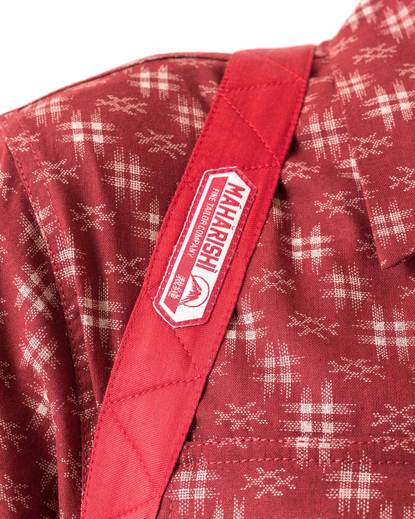 maharishi | Camp Hardy Tour Sukajan Jacket Red - Concrete