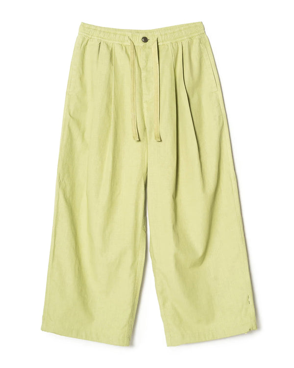 maharishi | Hemp Ripstop Pleated Trousers Moss Green - Concrete