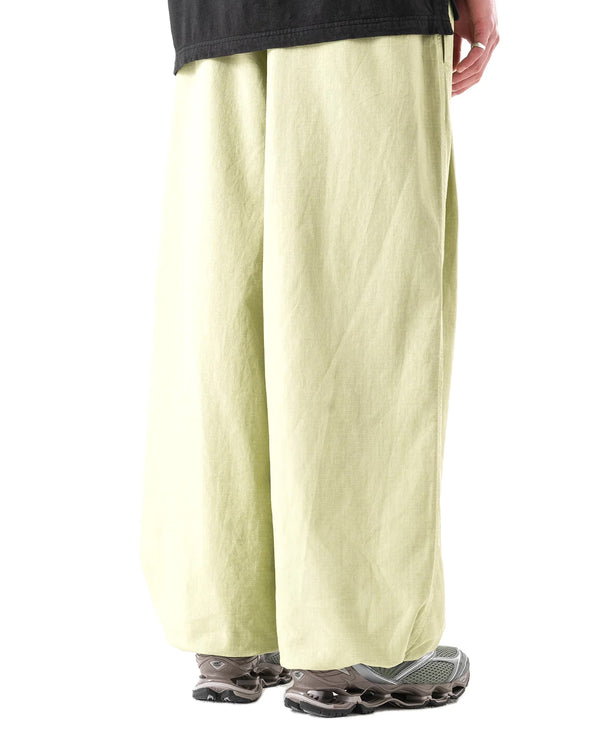 maharishi | Hemp Ripstop Pleated Trousers Moss Green - Concrete