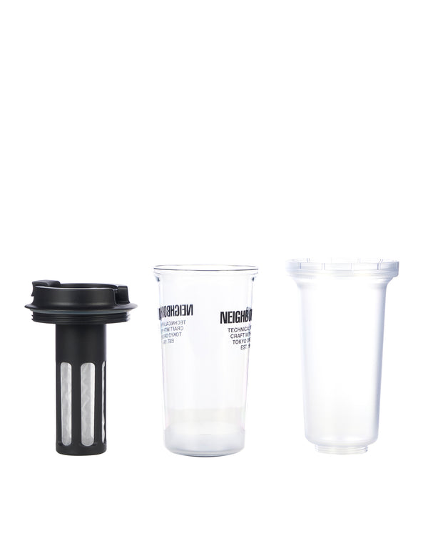 NEIGHBORHOOD | Wallmug Bearl & Strainer Set Clear - Concrete
