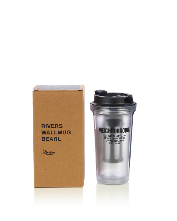 NEIGHBORHOOD | Wallmug Bearl & Strainer Set Clear - Concrete