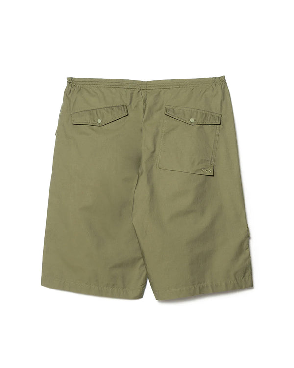 maharishi | Oversized Snoshorts Olive OG-107F - Concrete