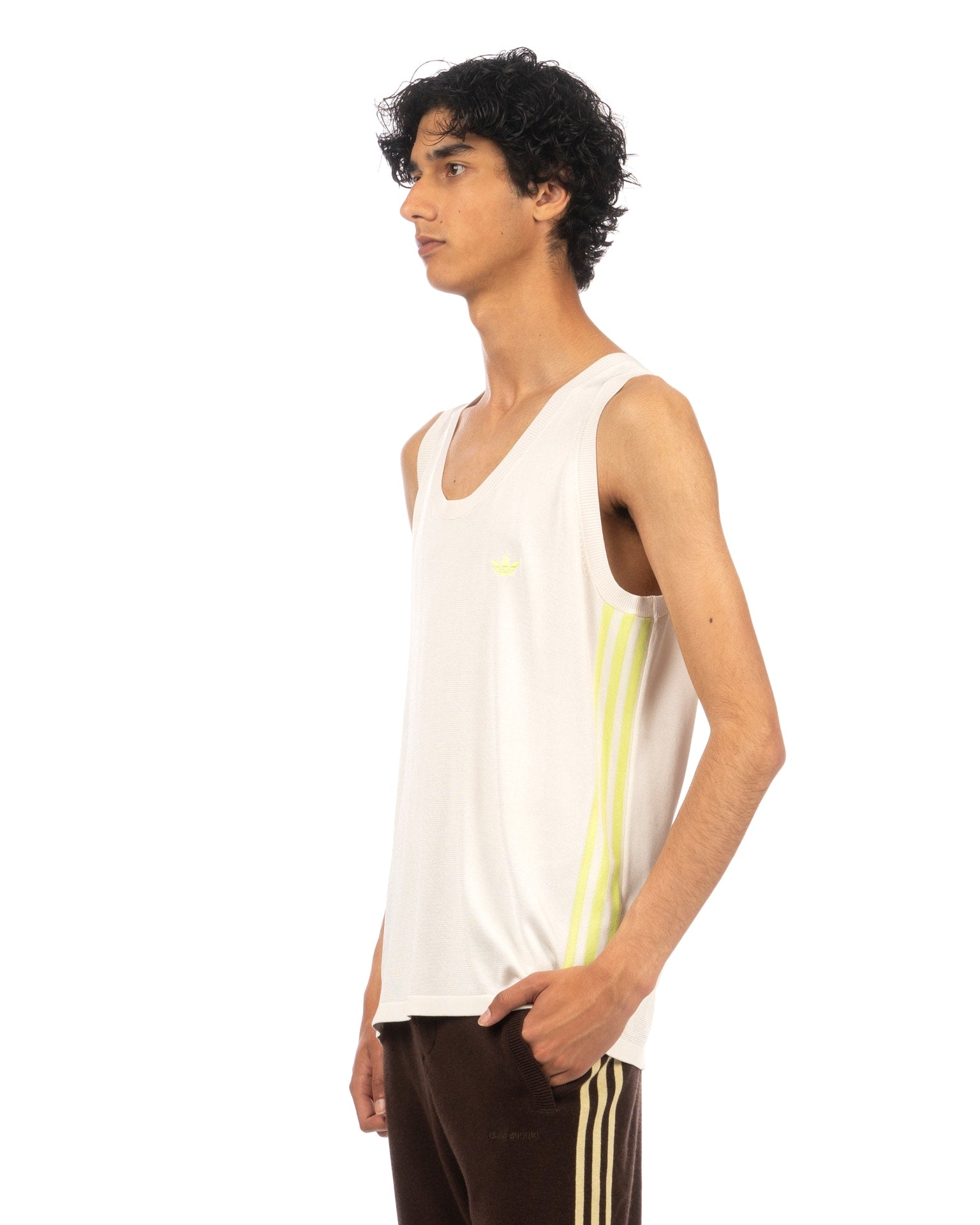 adidas | x Wales Bonner Knit Vest Chalk White / Yellow