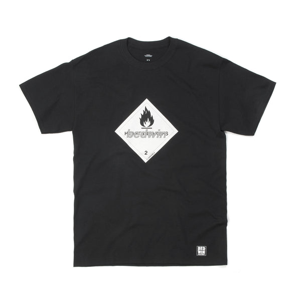 Bedwin & The Heartbreakers | 'Hooper' Print T-Shirt Black - Concrete