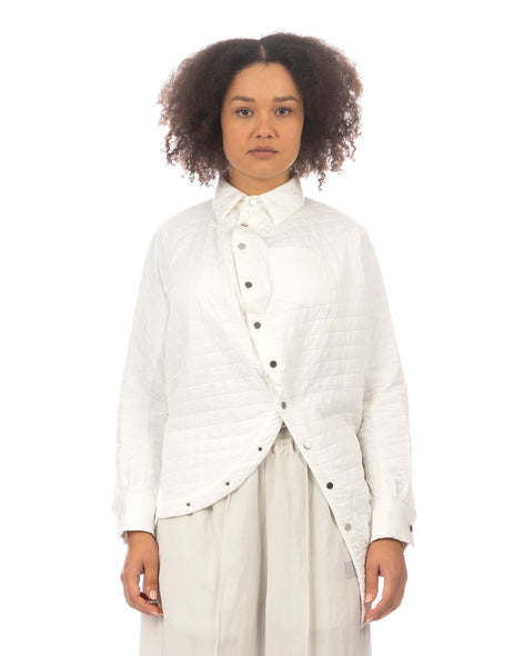 ANREALAGE | Aerogel Quilting Ball Jacket White - Concrete
