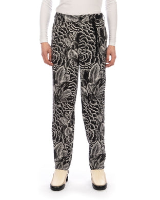 4SDesigns | FB Pleat Pant Black - Concrete