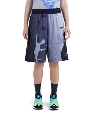 Perks and Mini (P.A.M.) | Sublimated Mesh Shorts Grey - Concrete