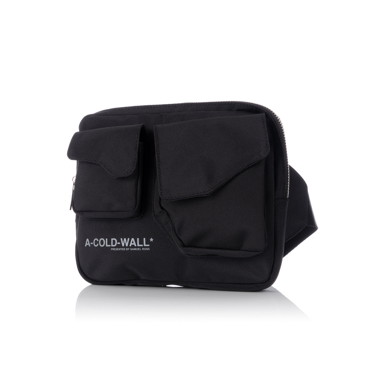 A-COLD-WALL* | Polyester Logo Abdomen Bag Black - Concrete
