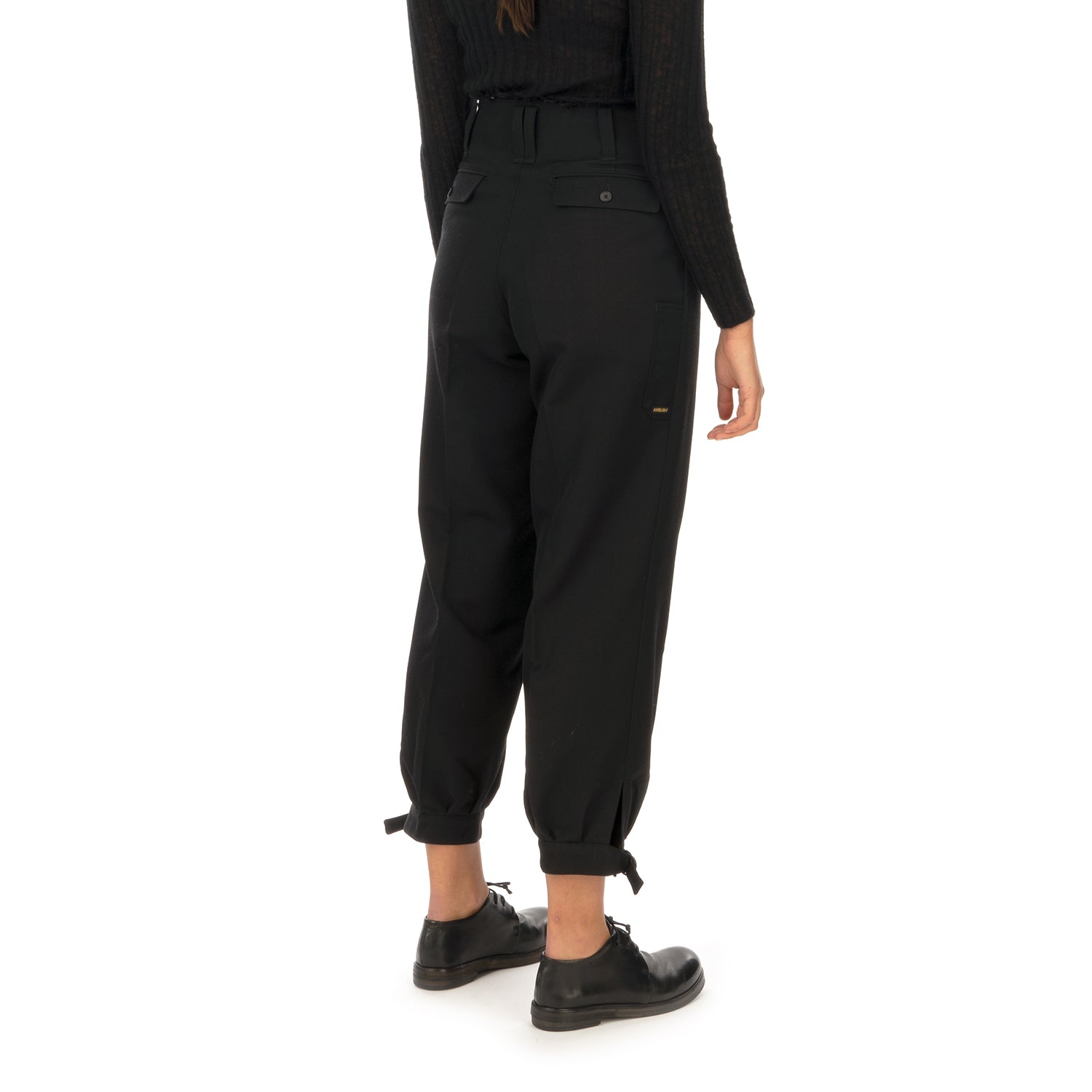 AMBUSH | Wool Nikka Pants Black | Concrete