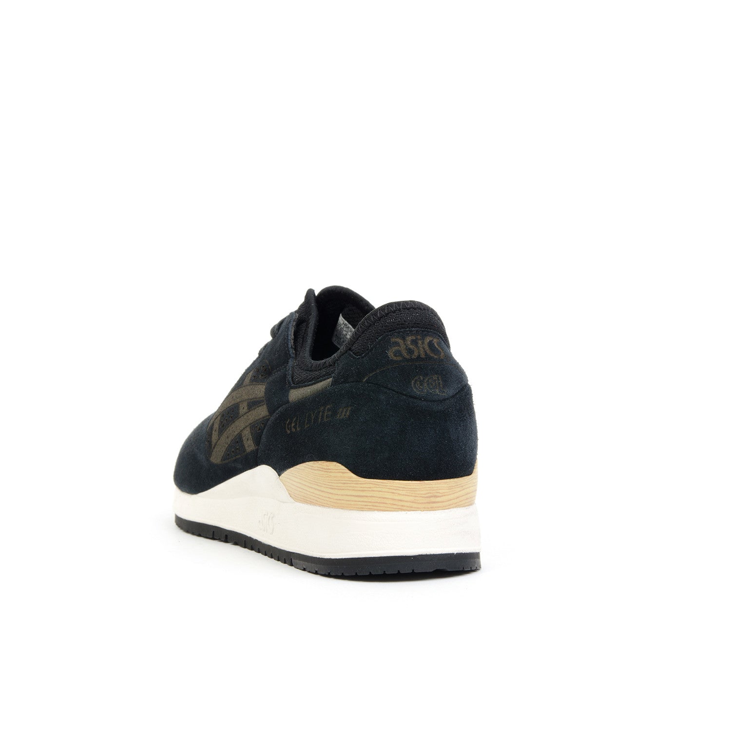 Asics Gel Lyte III LC Laser Cut Black Black Concrete
