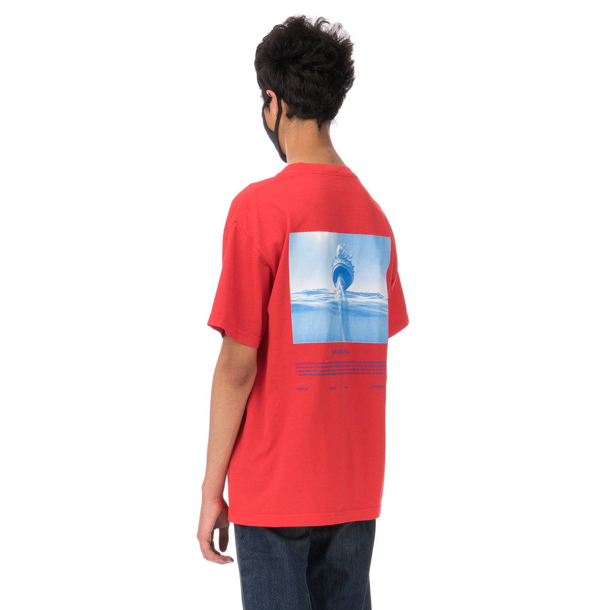 Akomplice | We Are Ocean T-Shirt Tomato - Concrete