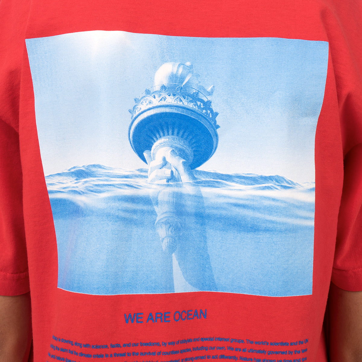 Akomplice | We Are Ocean T-Shirt Tomato - Concrete