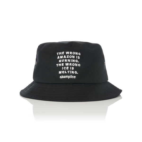 Akomplice | Wrong Amazon Bucket Hat Black - Concrete