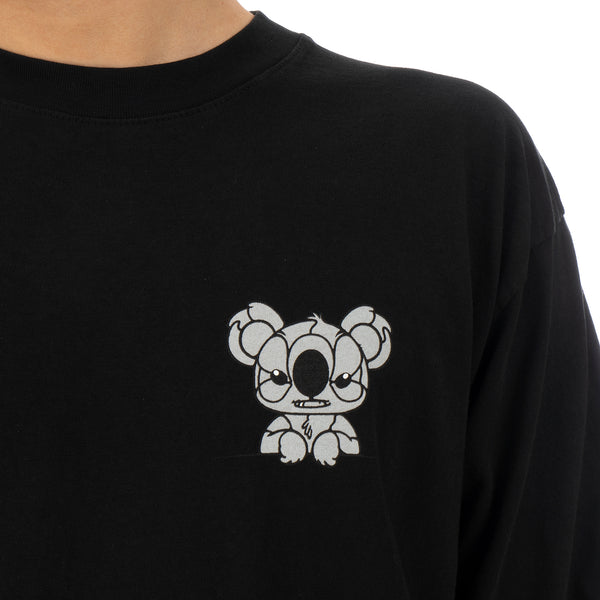 Akomplice | David Flores For AU L/S T-Shirt Black - Concrete