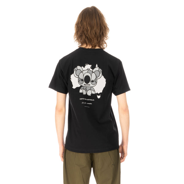 Akomplice | David Flores For AU T-Shirt Black - Concrete