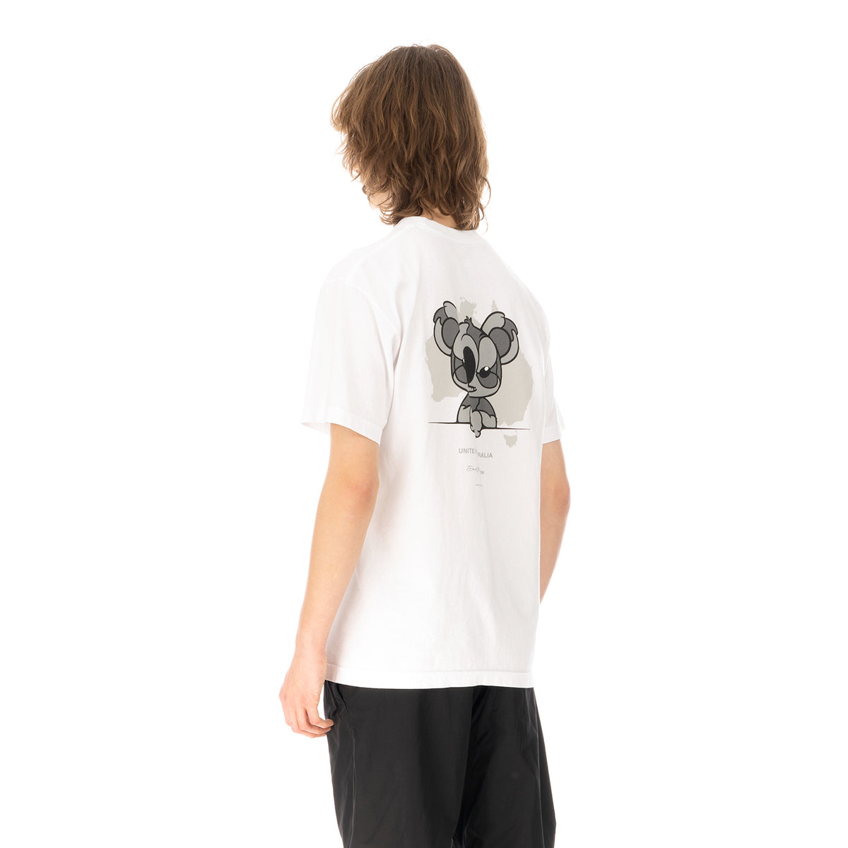 Akomplice | David Flores For AU T-Shirt White - Concrete