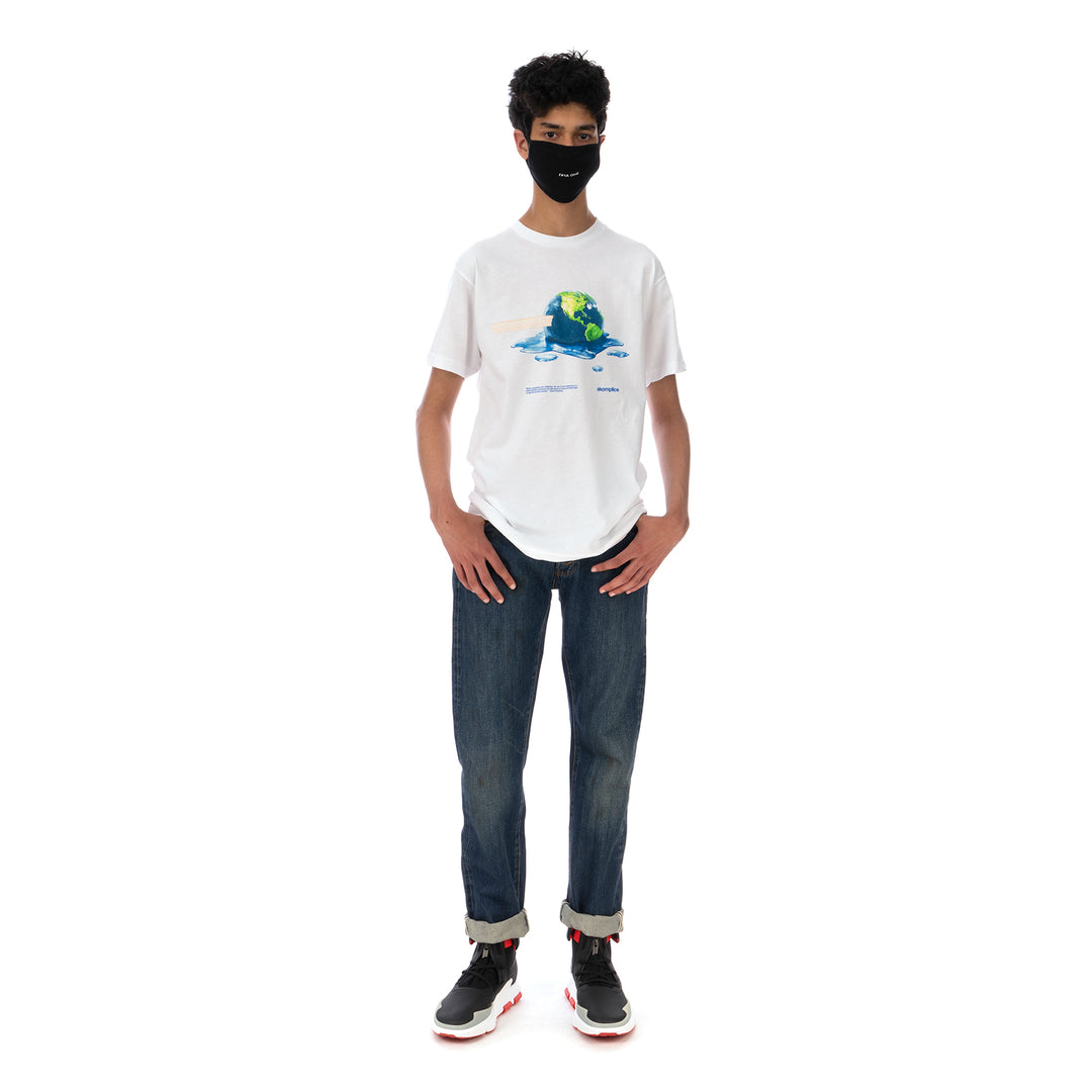 Akomplice | The Melting T-Shirt White - Concrete