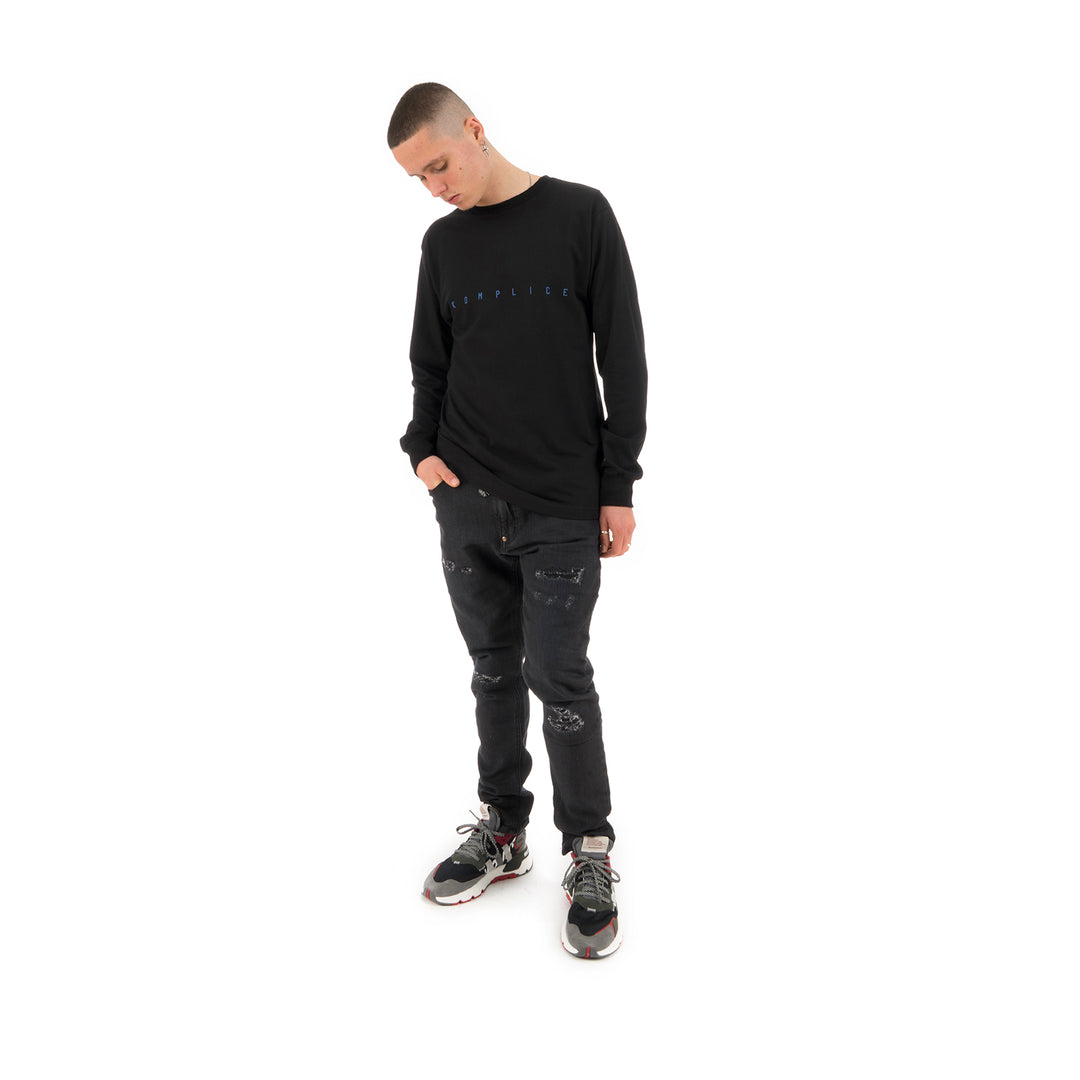 Akomplice | U.S. Peace L/S T-Shirt Black - Concrete