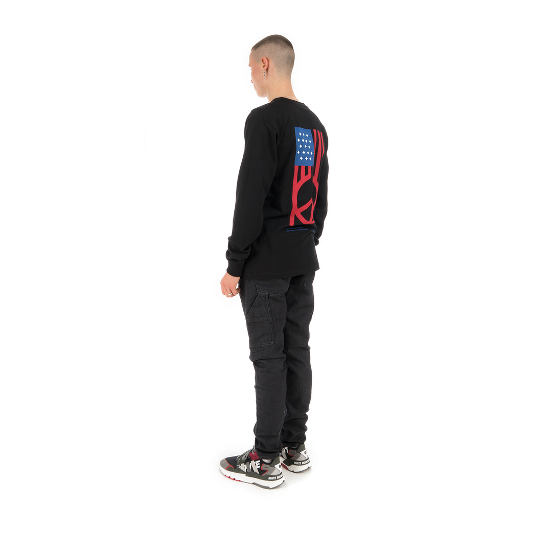 Akomplice | U.S. Peace L/S T-Shirt Black - Concrete
