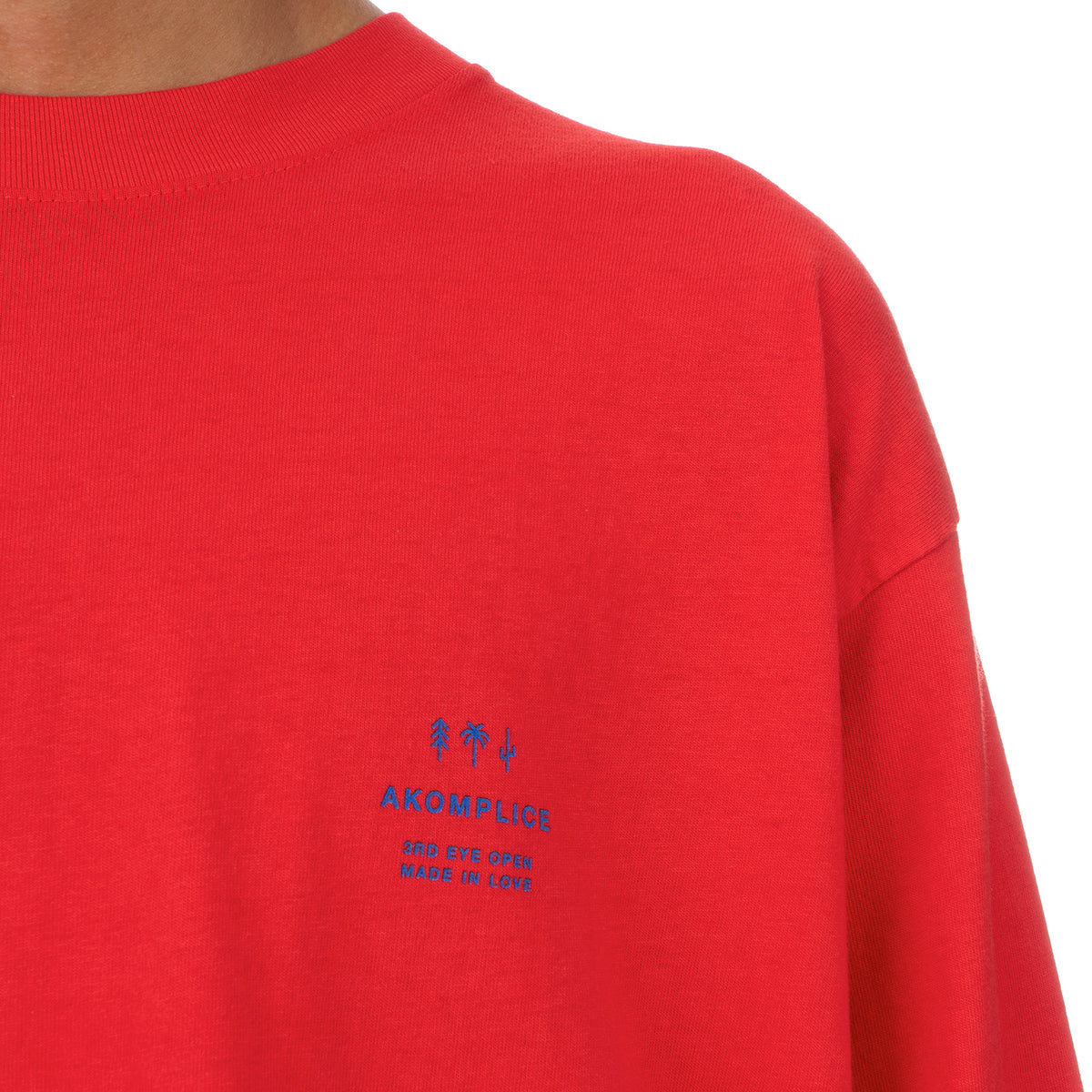 Akomplice | We Are Ocean L/S T-Shirt Tomato - Concrete