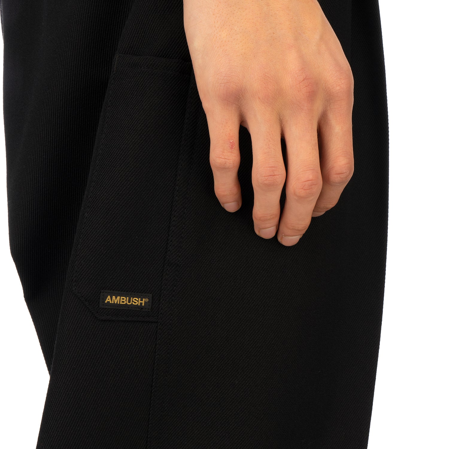 AMBUSH | Wool Nikka Pants Black | Concrete