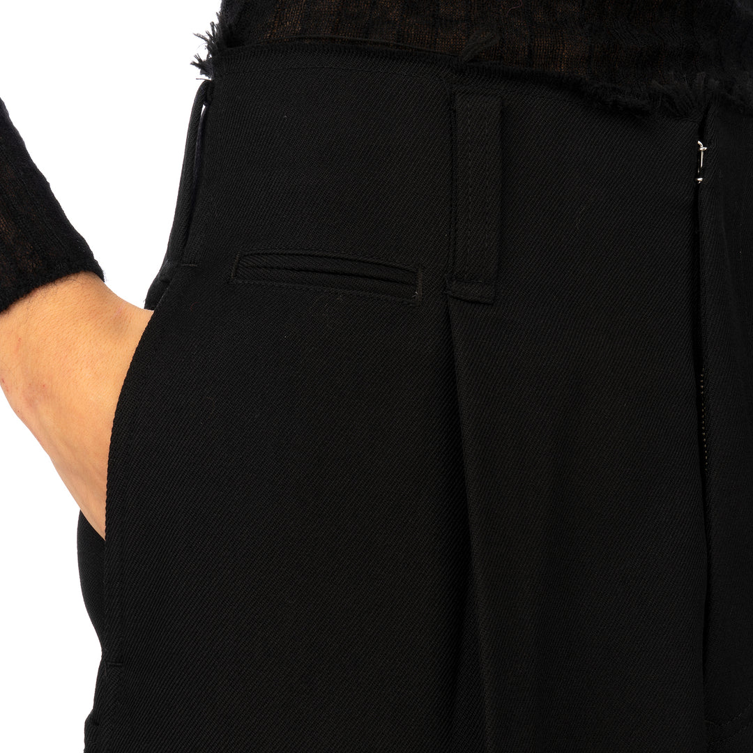 AMBUSH | Wool Nikka Pants Black - Concrete