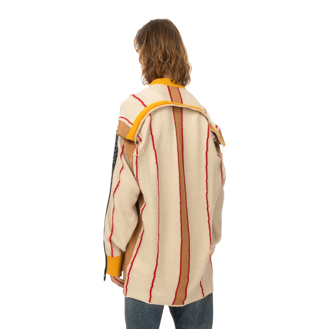 AMBUSH | Folding Crewneck Knit 2 Beige / Multi - Concrete