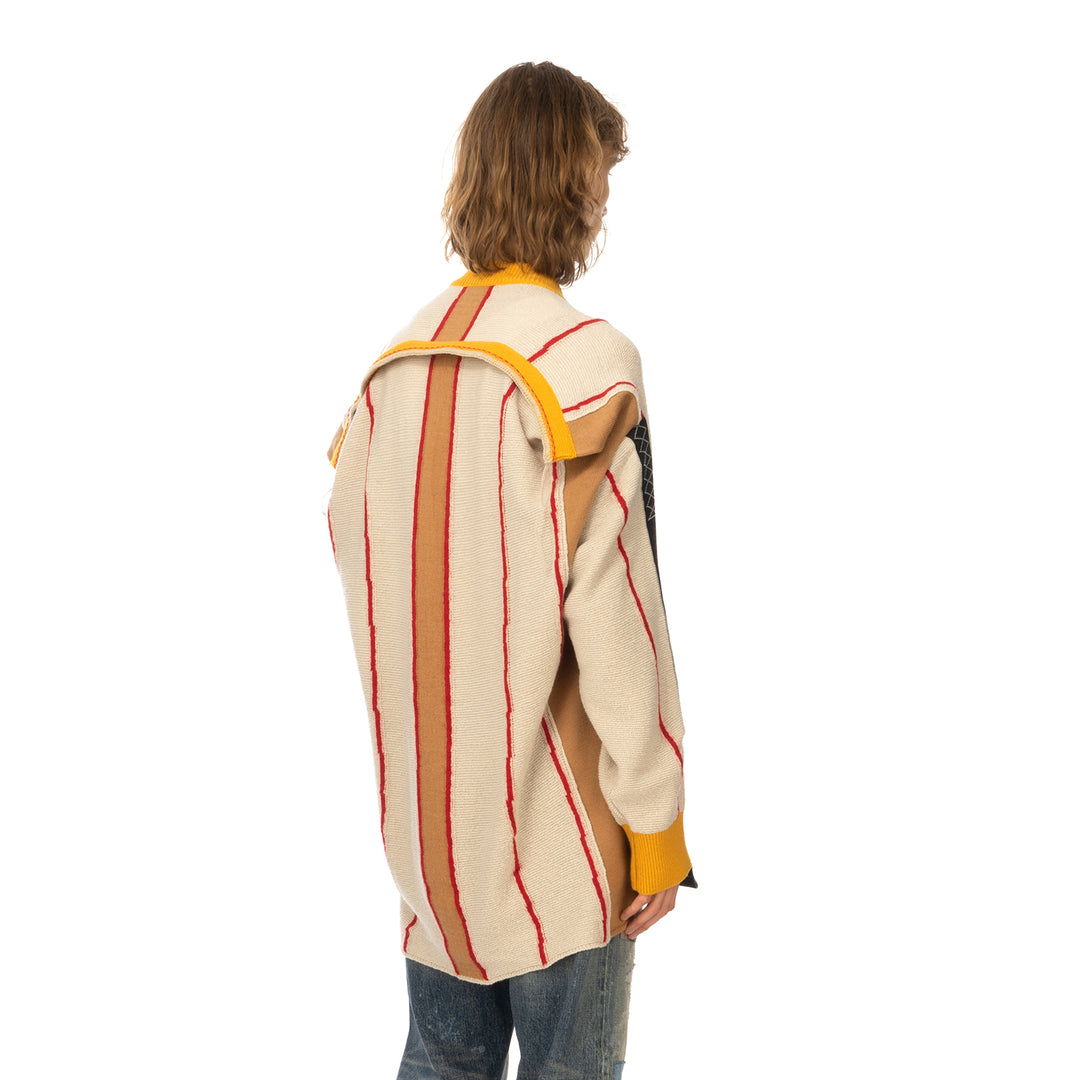 AMBUSH | Folding Crewneck Knit 2 Beige / Multi - Concrete