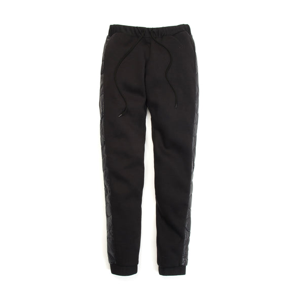 Andrea Crews Mixed-Padded Jogging Pants Black - Concrete