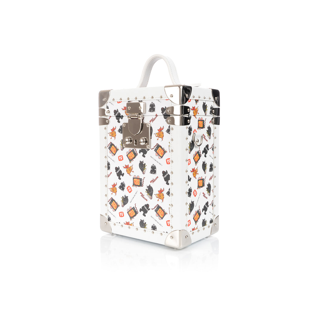 Poggy's Box | x Anonyme Trunk Cross Body White - Concrete