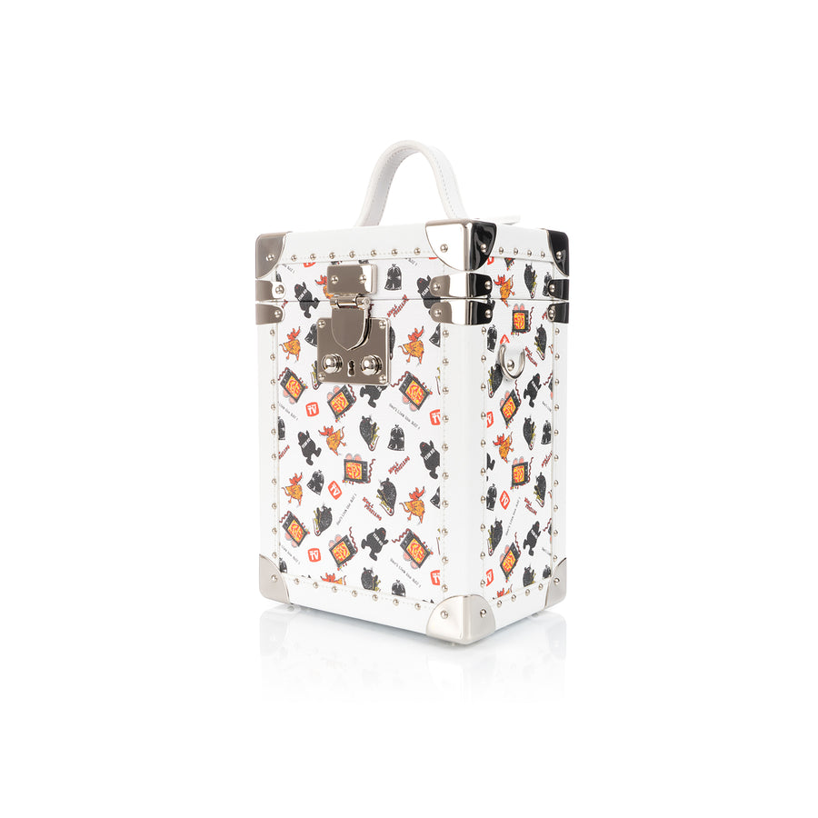 Poggy's Box | x Anonyme Trunk Cross Body White - Concrete