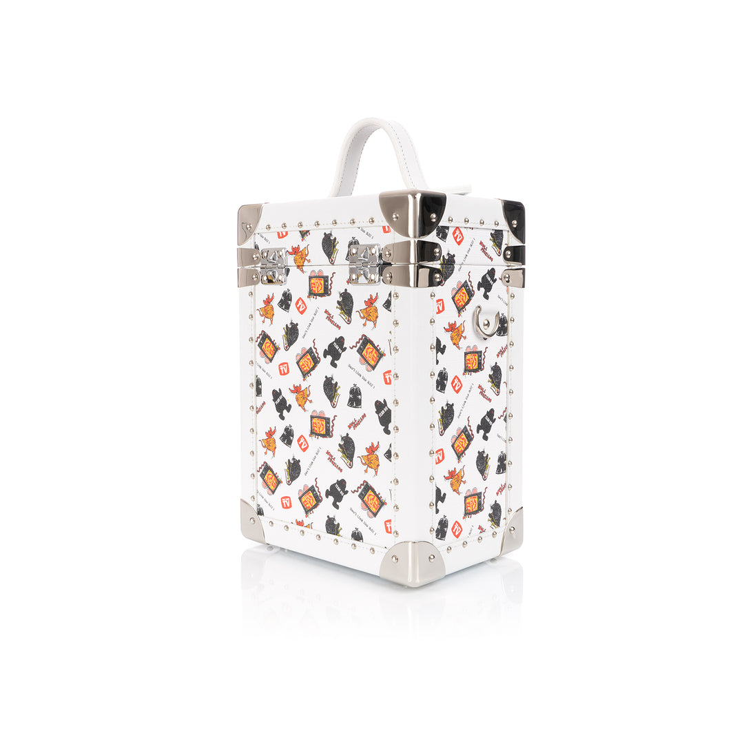 Poggy's Box | x Anonyme Trunk Cross Body White - Concrete